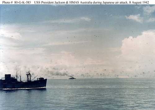 USS President Jackson &amp; HMAS Australia