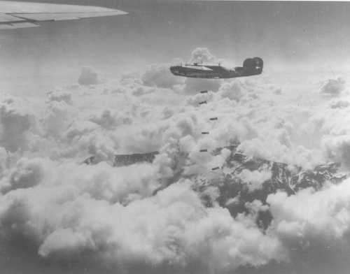 Liberators in action