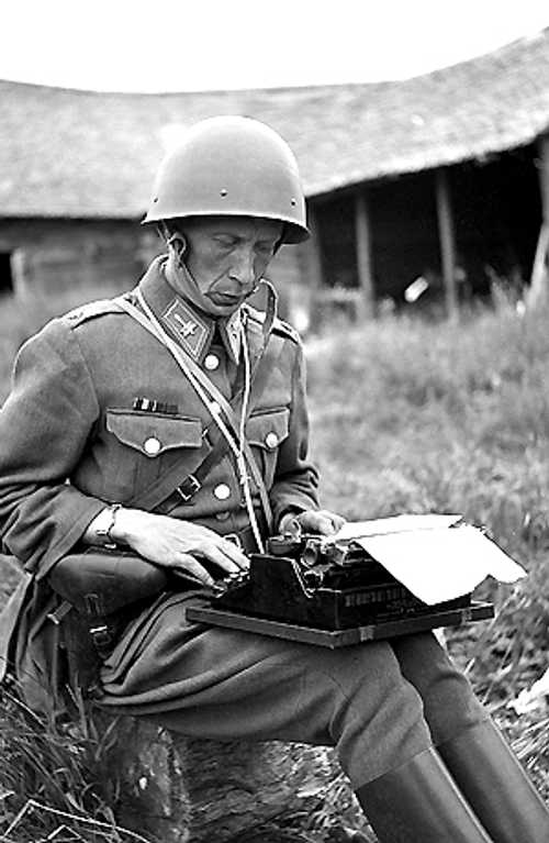Frontline reporter