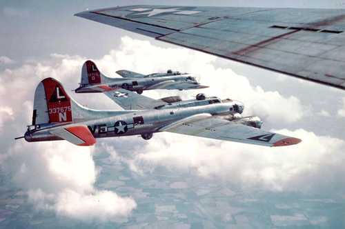 B-17s from 8th Bomber Command