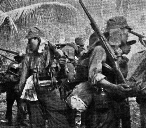 Captured M1 garand rifle