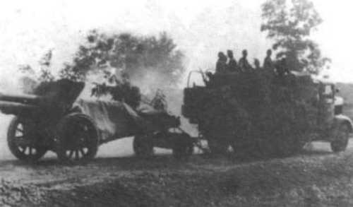 Motorized artillery