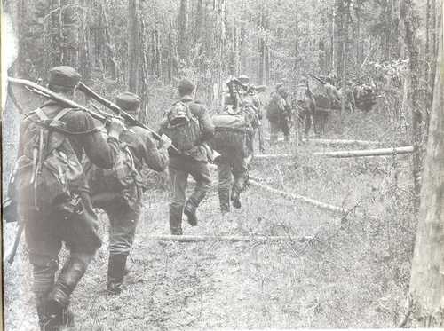 behind the enemy