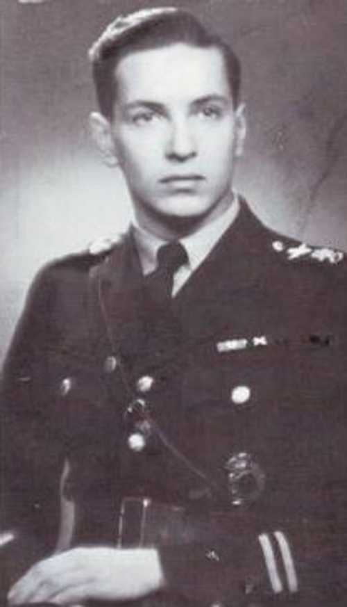 Fighter ace Lieutenant Saarinen