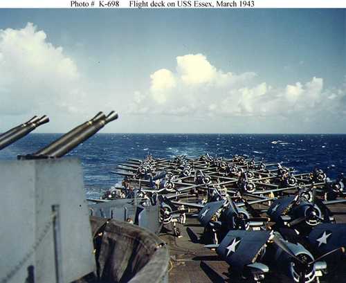 Flight Deck on USS Essex