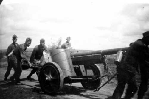 Germans with cannon. 
