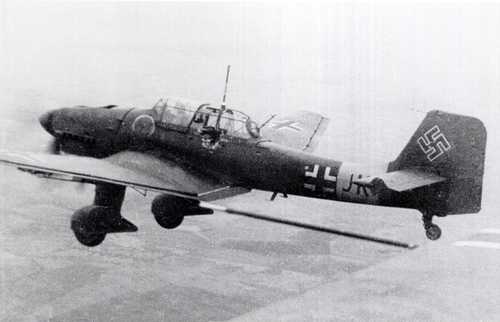 Damaged Stuka