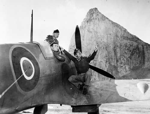 USAF in British Spitfire