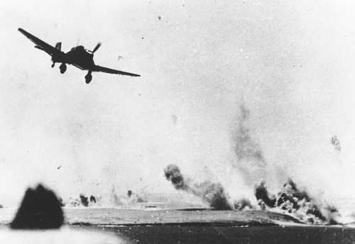 Stuka in action