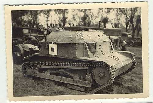 captured Polish TK tankette