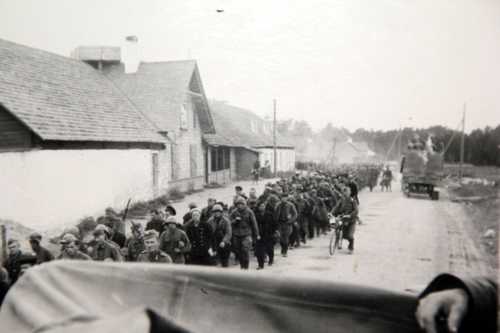 Prisoners on the march.