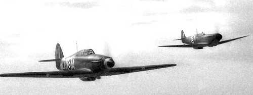 Hurricane and Spitfire