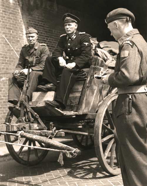 Germans begin the long road home