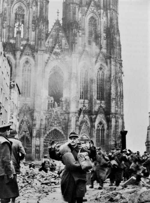 Surrendered Wehrmacht soldiers