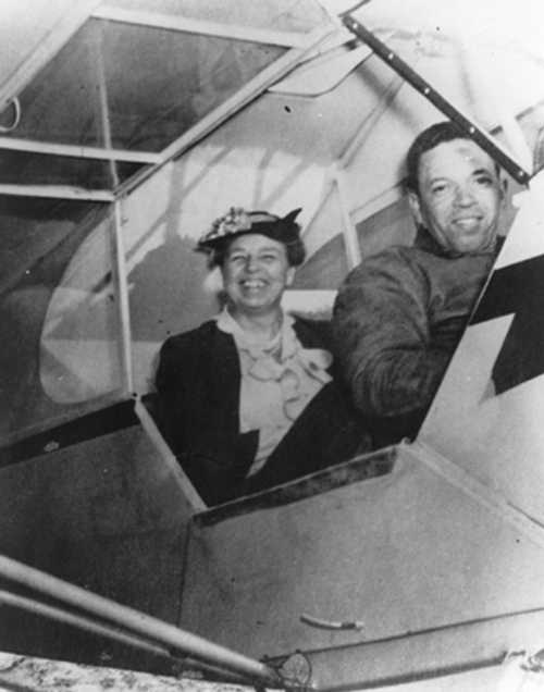Eleanor Roosevelt with Chief Anderson