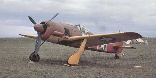 Captured FW-190 in Red