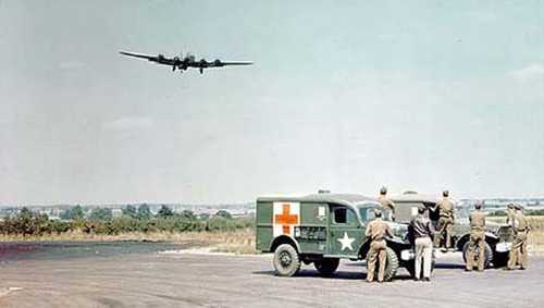 B-17 landing