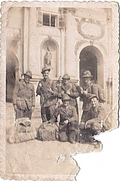 italian alpini torn photo
