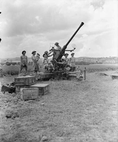 On a captured Italian airfield 