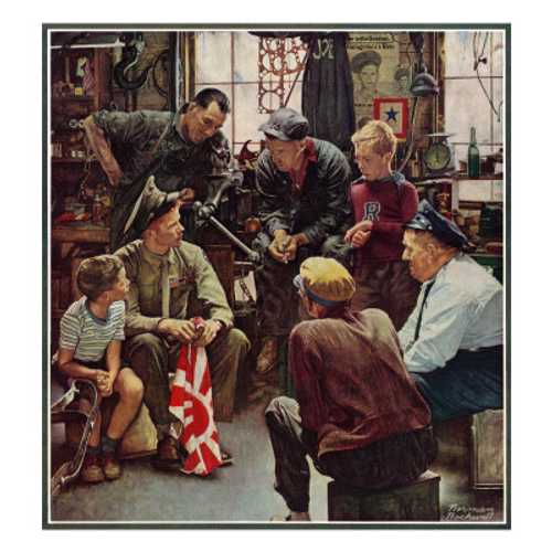 Home-Coming for Marine 1945
