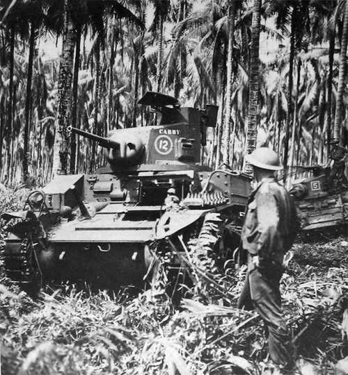 Stuart Light Tanks New Guinea 1942