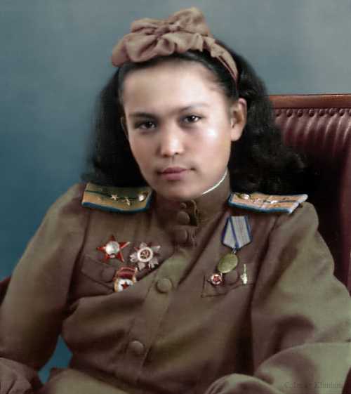 Hiuaz Dospanova, 46th "Taman" Guards Night Bomber 