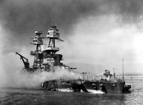 USS Nevada at Pearl
