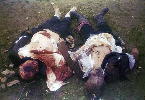 Dead SS Guards [Graphic]