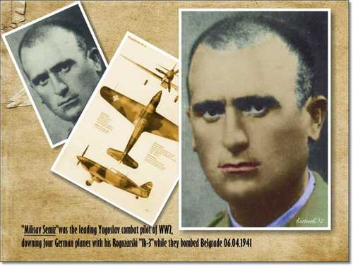Milisav Semiz , Yugoslav pilot on IK-3 