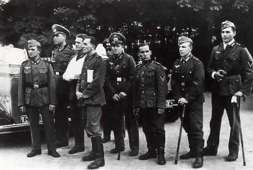 German wounded attending performance at Bayreuth