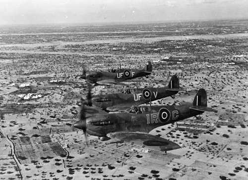 Royal Air Force Spitfires in Africa