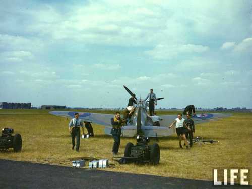 Rearming a Spitfire