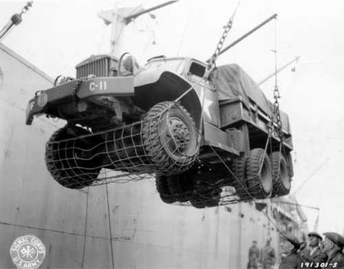 Unloading Truck