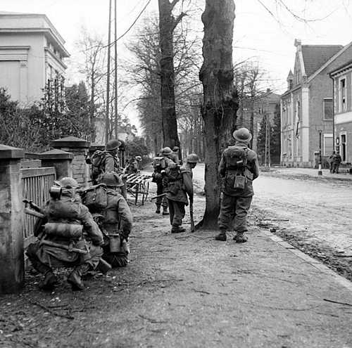 Mopping up German resistance