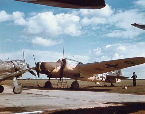 Captured Russian SBD-2 in German service