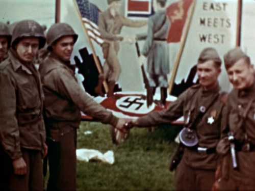 East meets West 1945