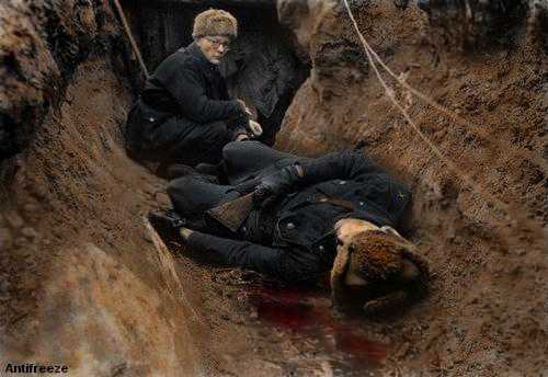Finnish 2nd Lieutenant down