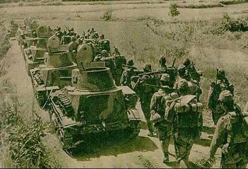 Japanese troops.