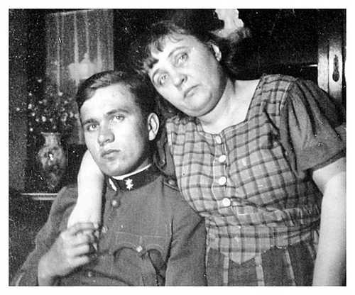 Hungarian Soldier and Mother