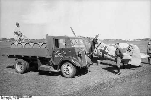 Me109 on British soil  