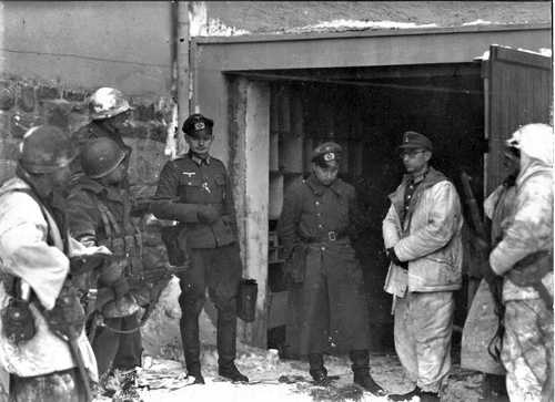 Captive German officers
