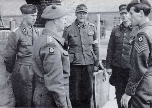 Captured Waffen-SS officers