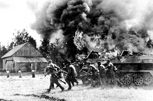 Village burning