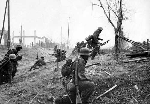 Infantry in combat