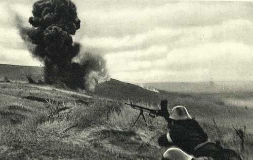 Destroying pillboxes.