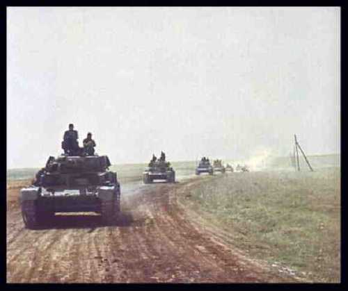 PANZERS ON THE STEEPE