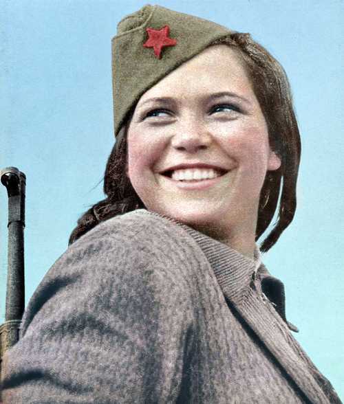 Young serbian partisan girl - Milja Marin