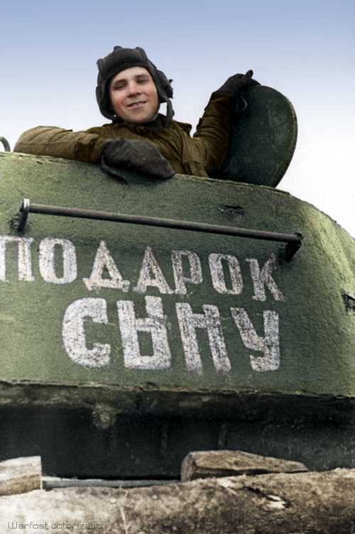Tankist Trushkin and his T-34/76 in 1943