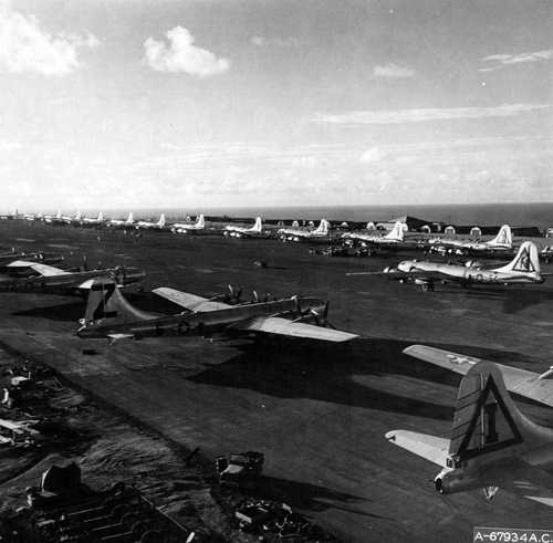 B-29's of the 21st Bomber Command