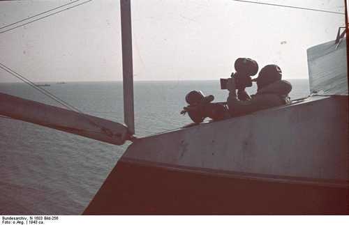 Aerial film from an SM 55